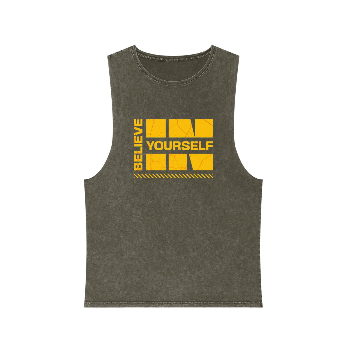 Believe in Yourself Stonewash Tank Top