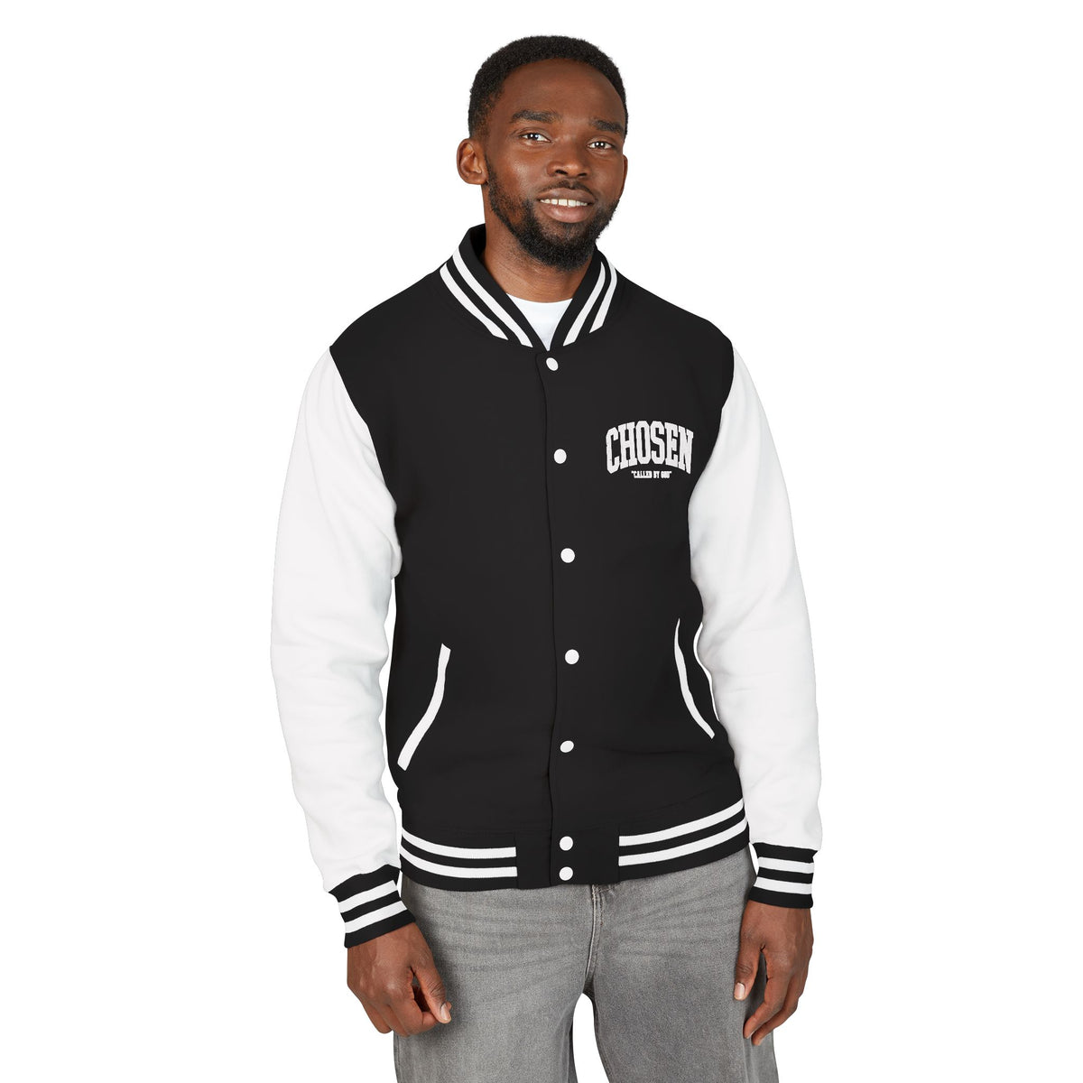 London Big Ben Union Jack Letterman Jacket