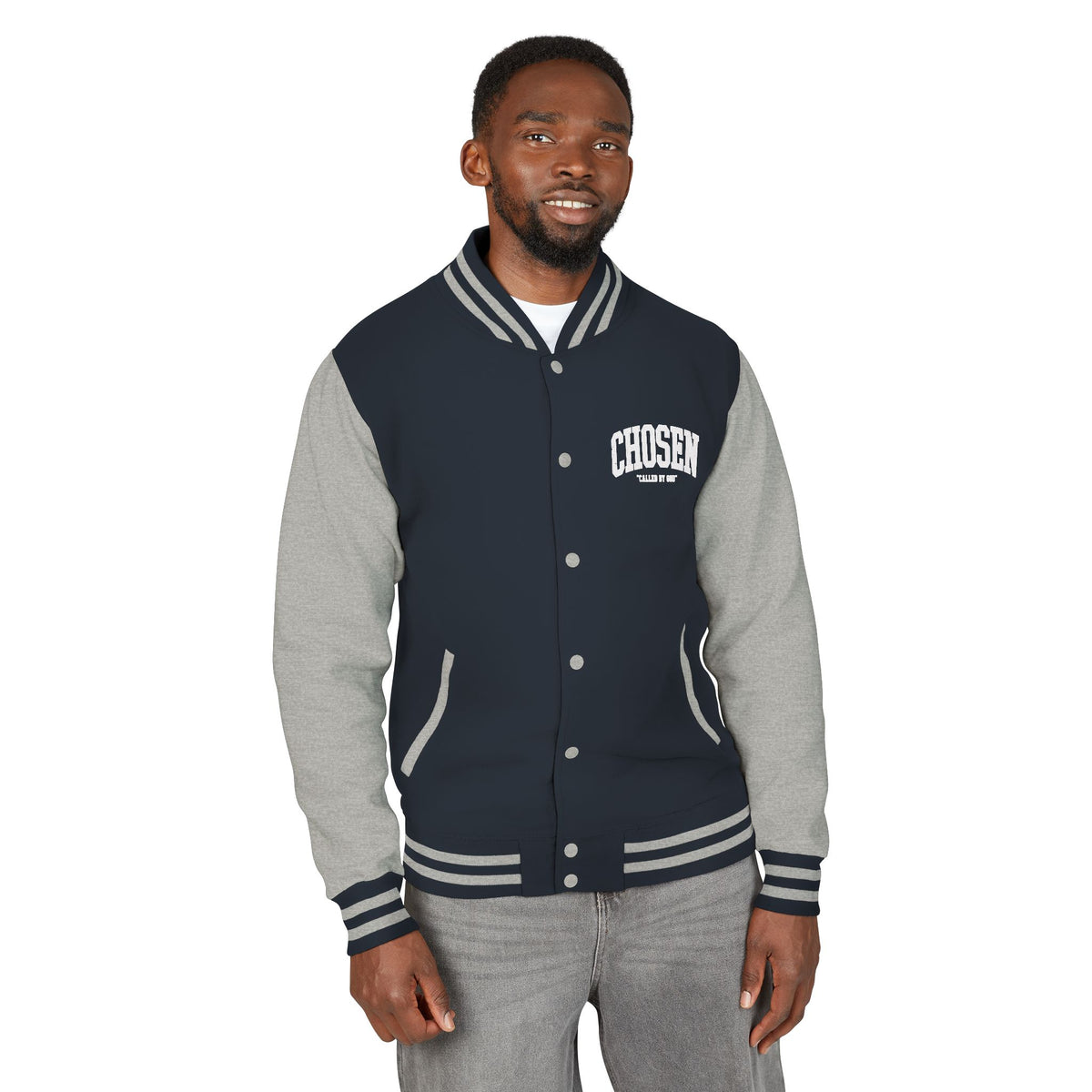 London Big Ben Union Jack Letterman Jacket