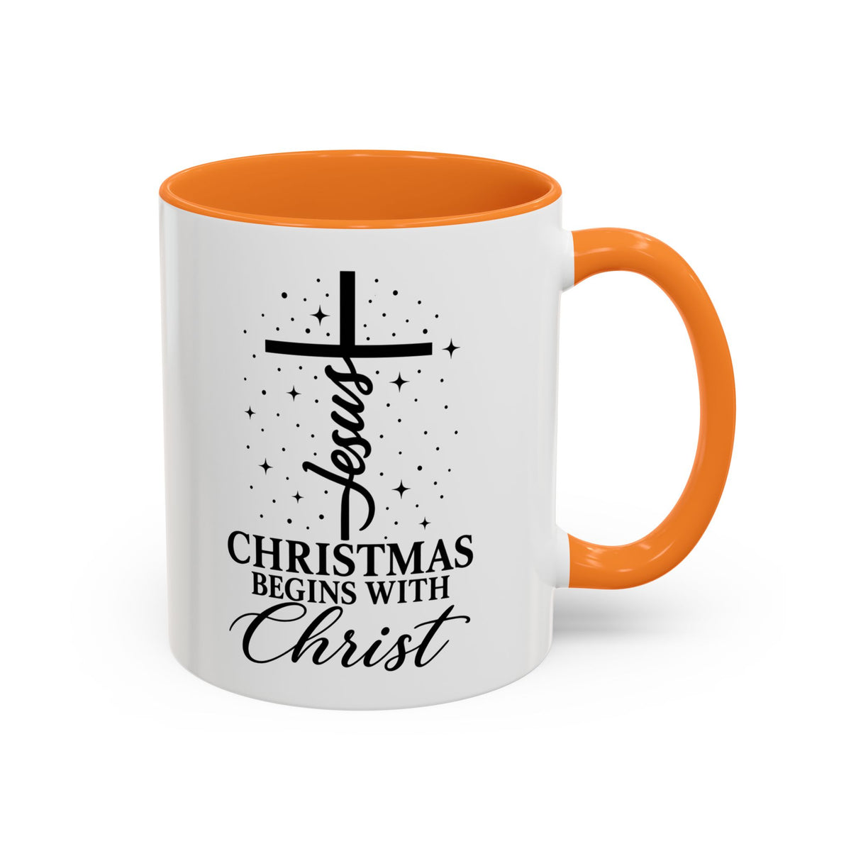 Christmas Begins with Christ Christian Mug