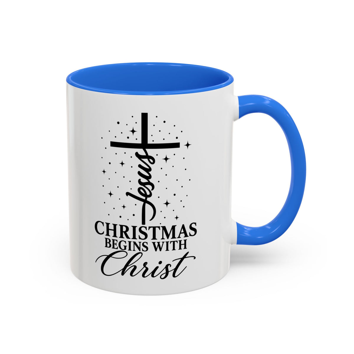 Christmas Begins with Christ Christian Mug