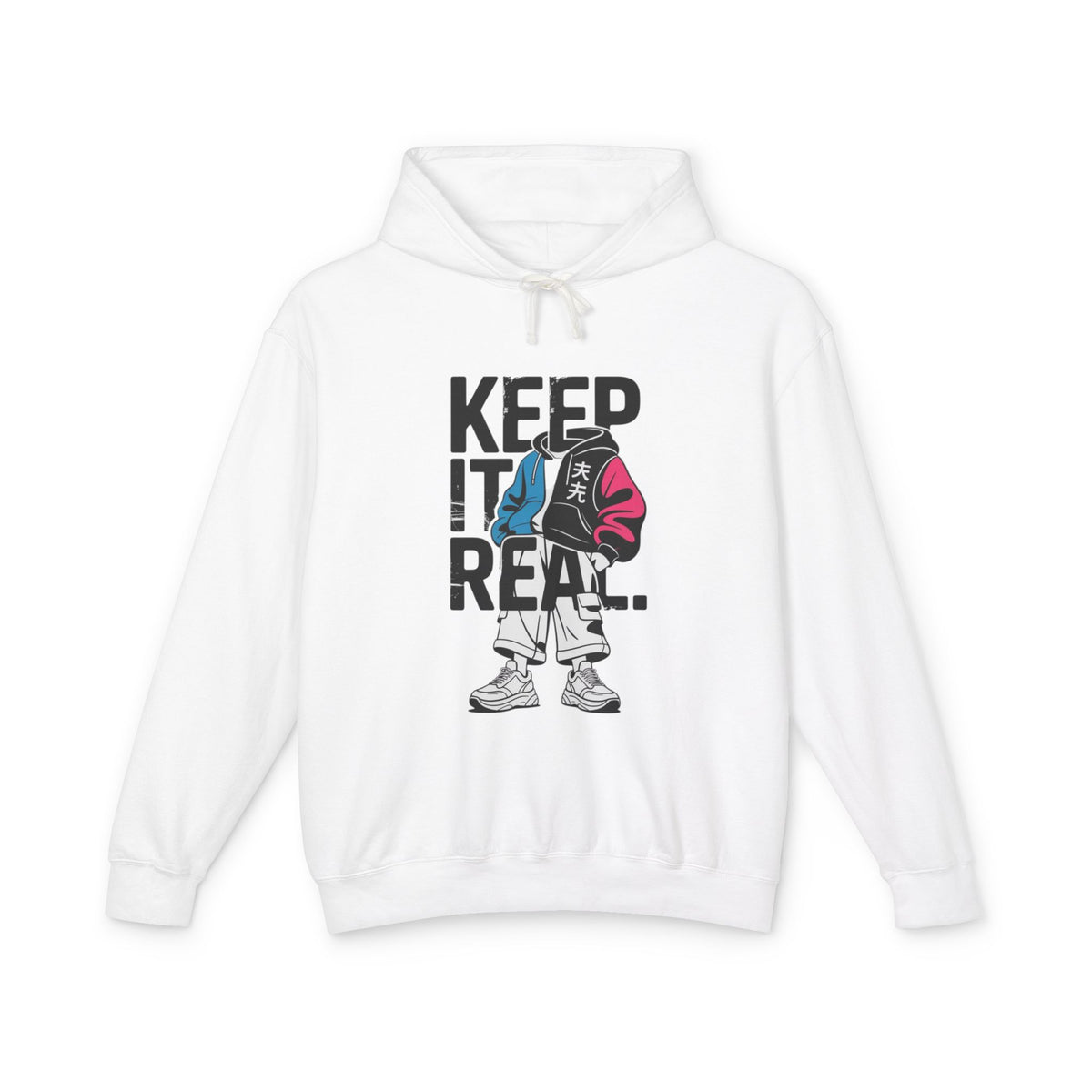 Keep It Real Anime Streetwear Hoodie