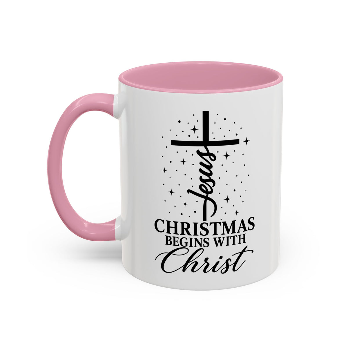 Christmas Begins with Christ Christian Mug