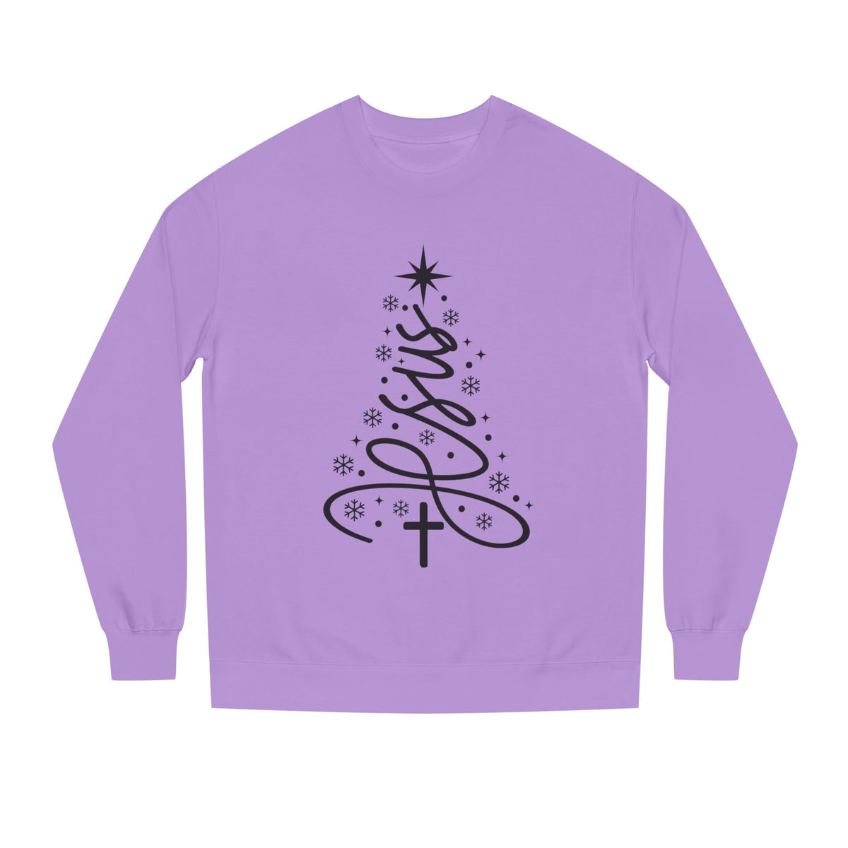 Minimalist Christmas Tree Crew Neck Sweatshirt