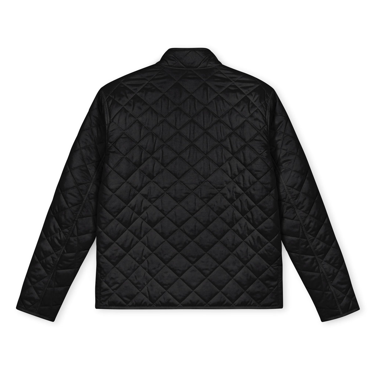 Men’s Quilted Full-Zip Jacket with Embroidered Logo