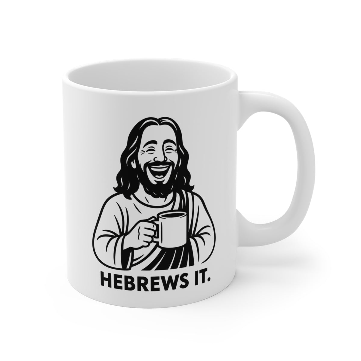 How Does Jesus Make His Coffee? Christian Humor Mug