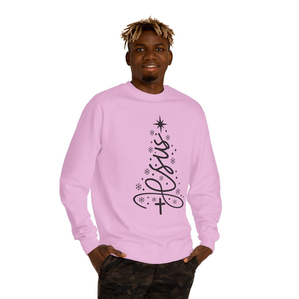 Minimalist Christmas Tree Crew Neck Sweatshirt