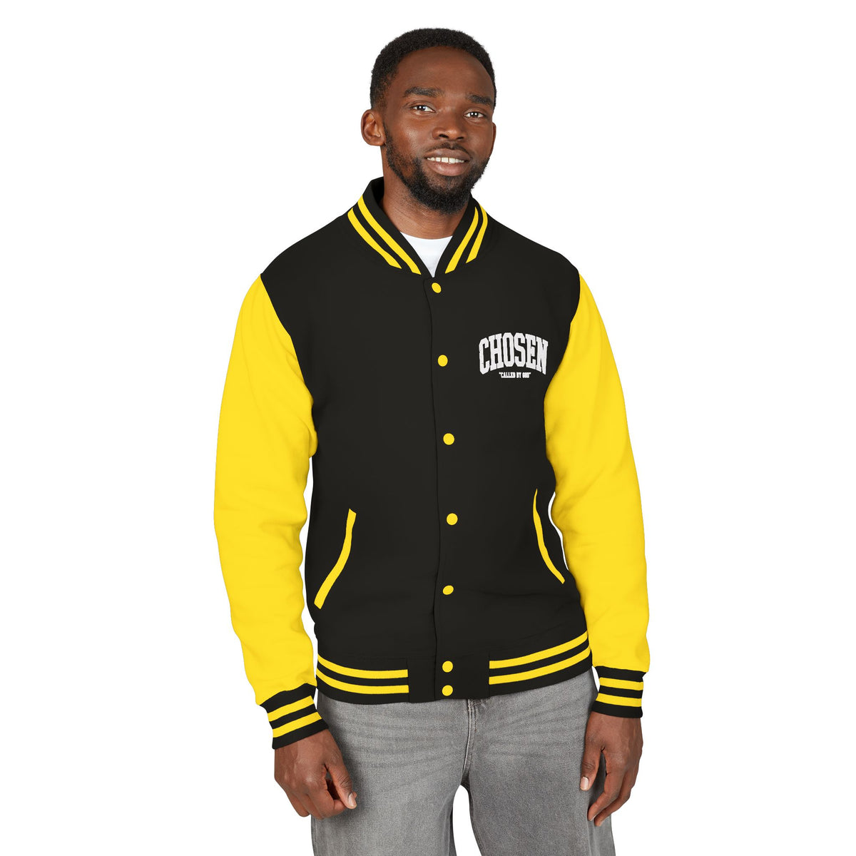London Big Ben Union Jack Letterman Jacket