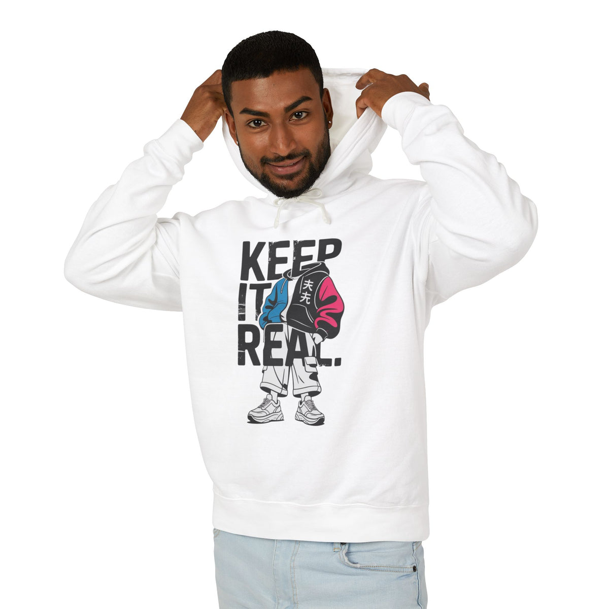 Keep It Real Anime Streetwear Hoodie