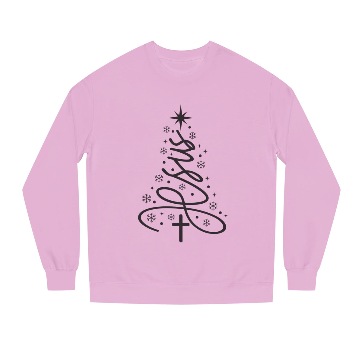 Minimalist Christmas Tree Crew Neck Sweatshirt