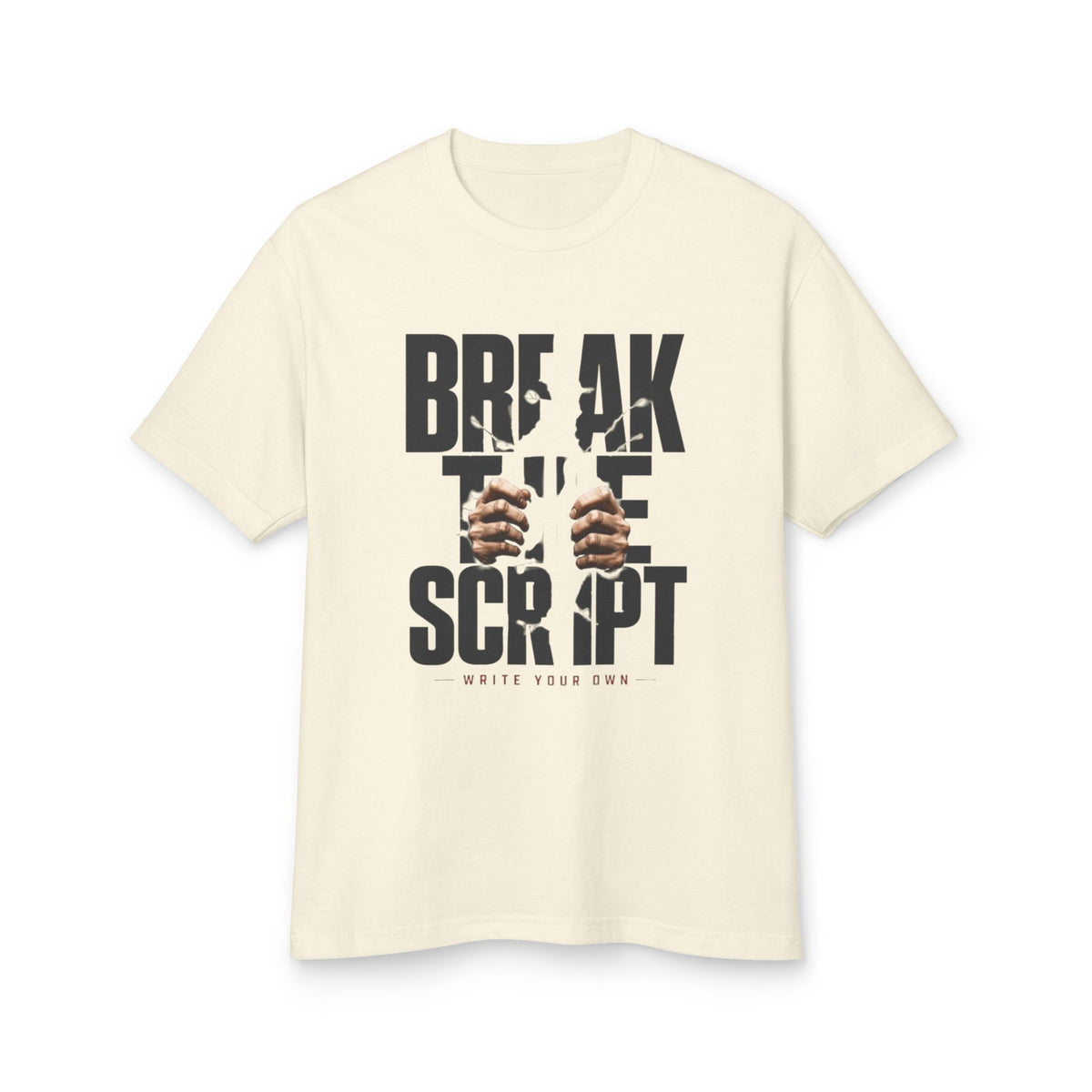 Break the Script Inspirational Graphic T-Shirt