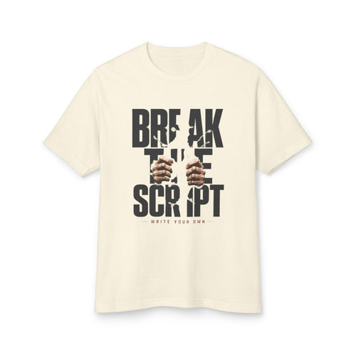 Break the Script Inspirational Graphic T-Shirt