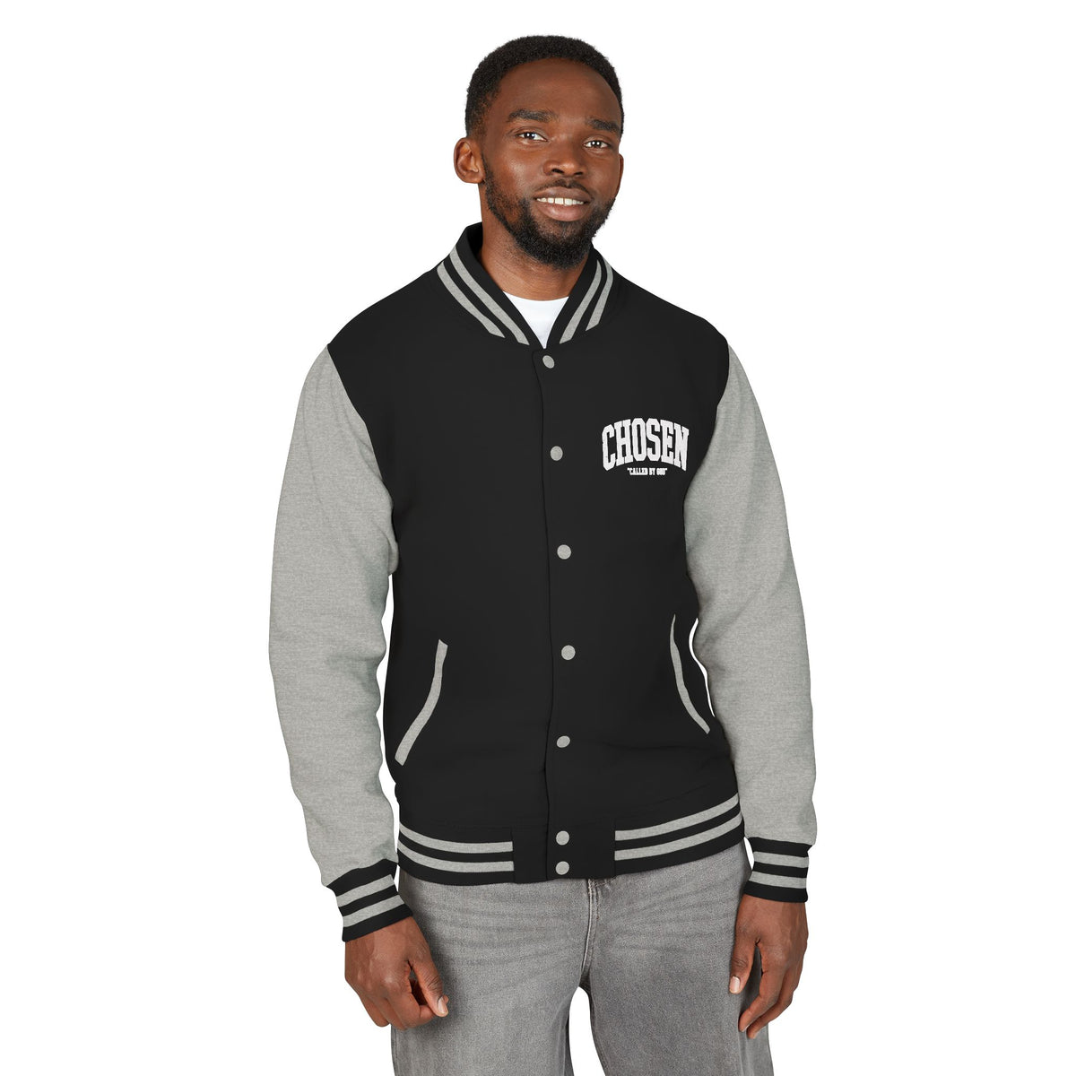 London Big Ben Union Jack Letterman Jacket