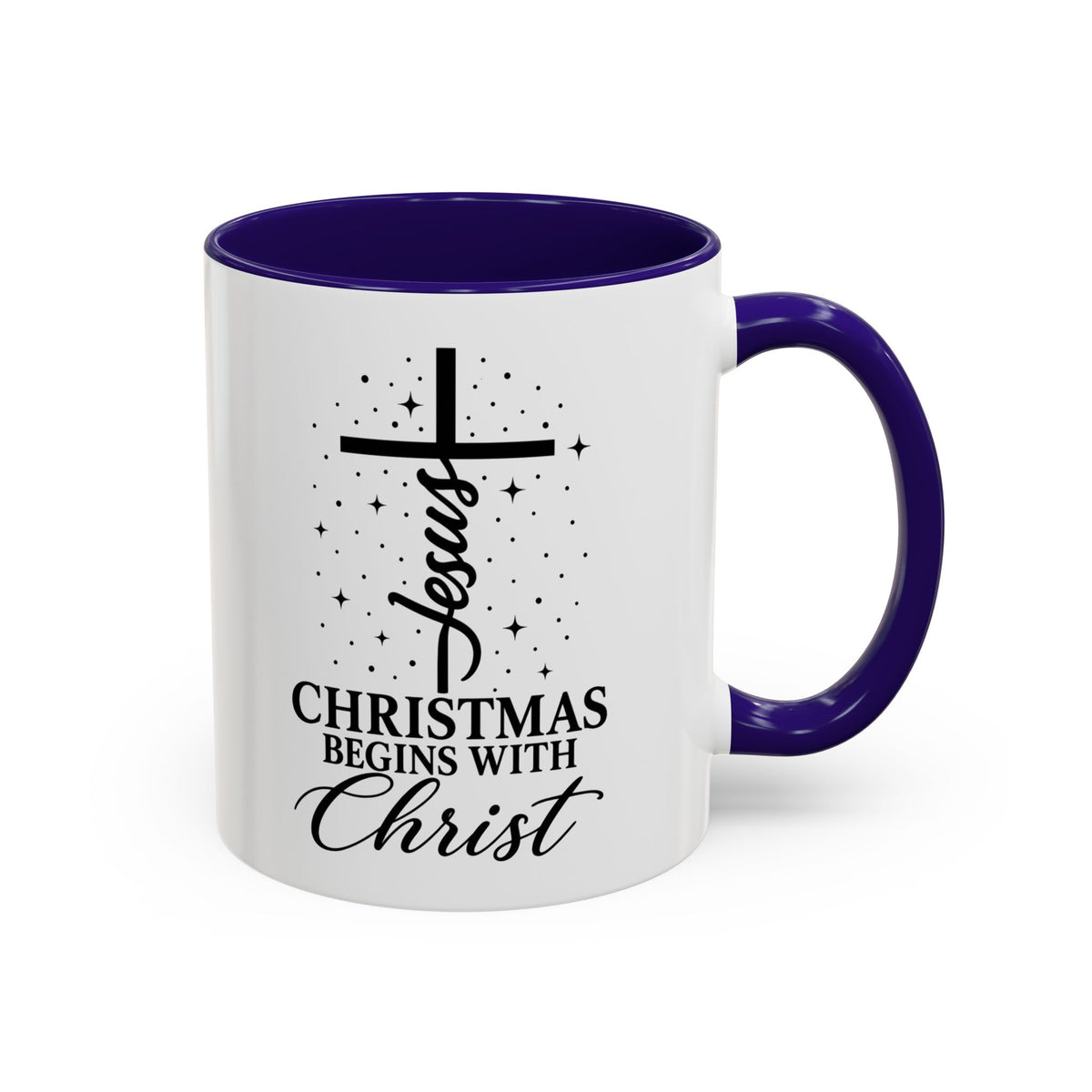 Christmas Begins with Christ Christian Mug