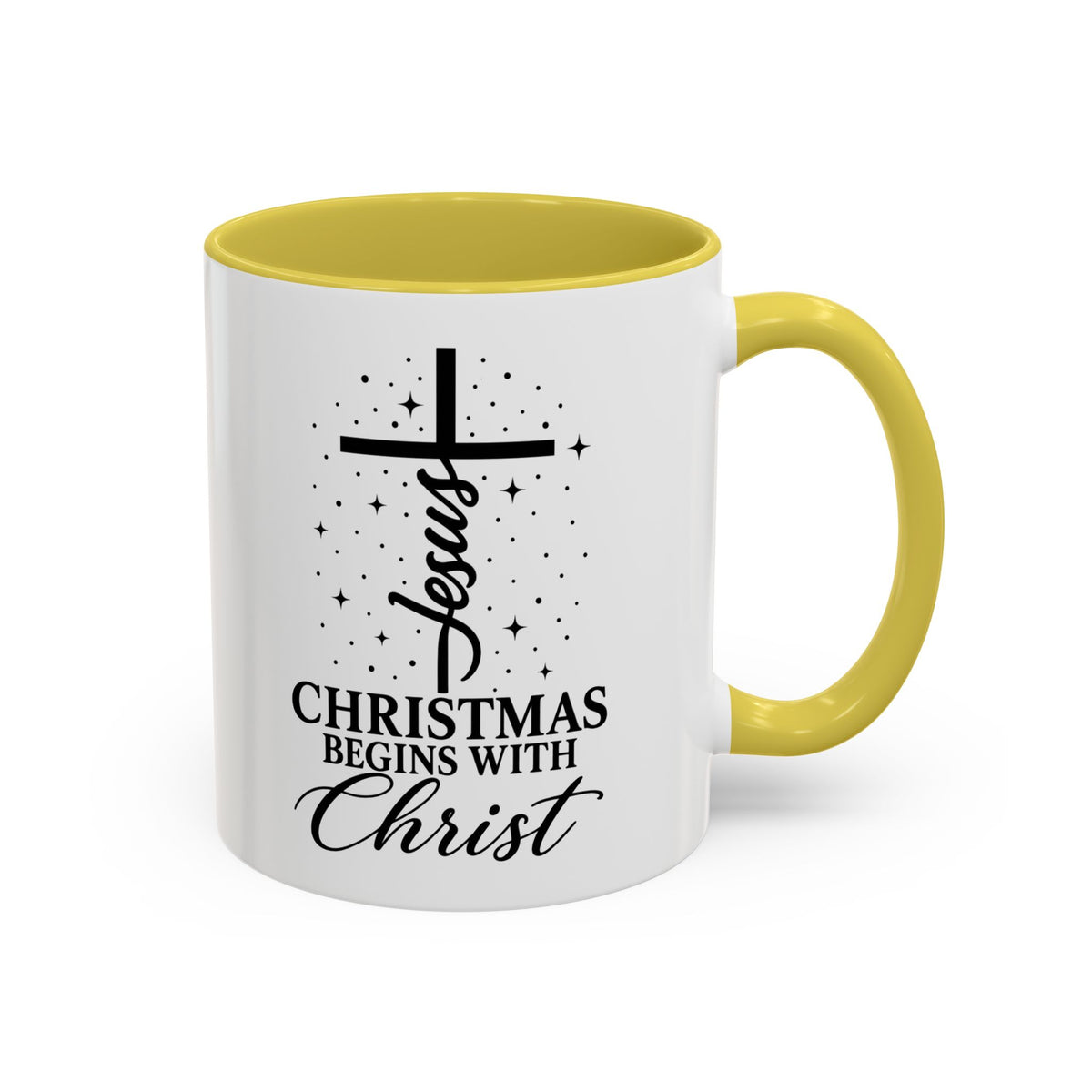 Christmas Begins with Christ Christian Mug