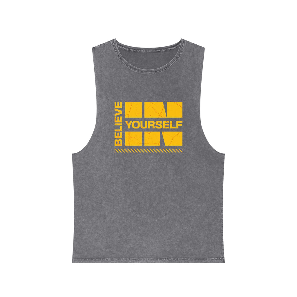 Believe in Yourself Stonewash Tank Top