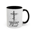 Christmas Begins with Christ Christian Mug