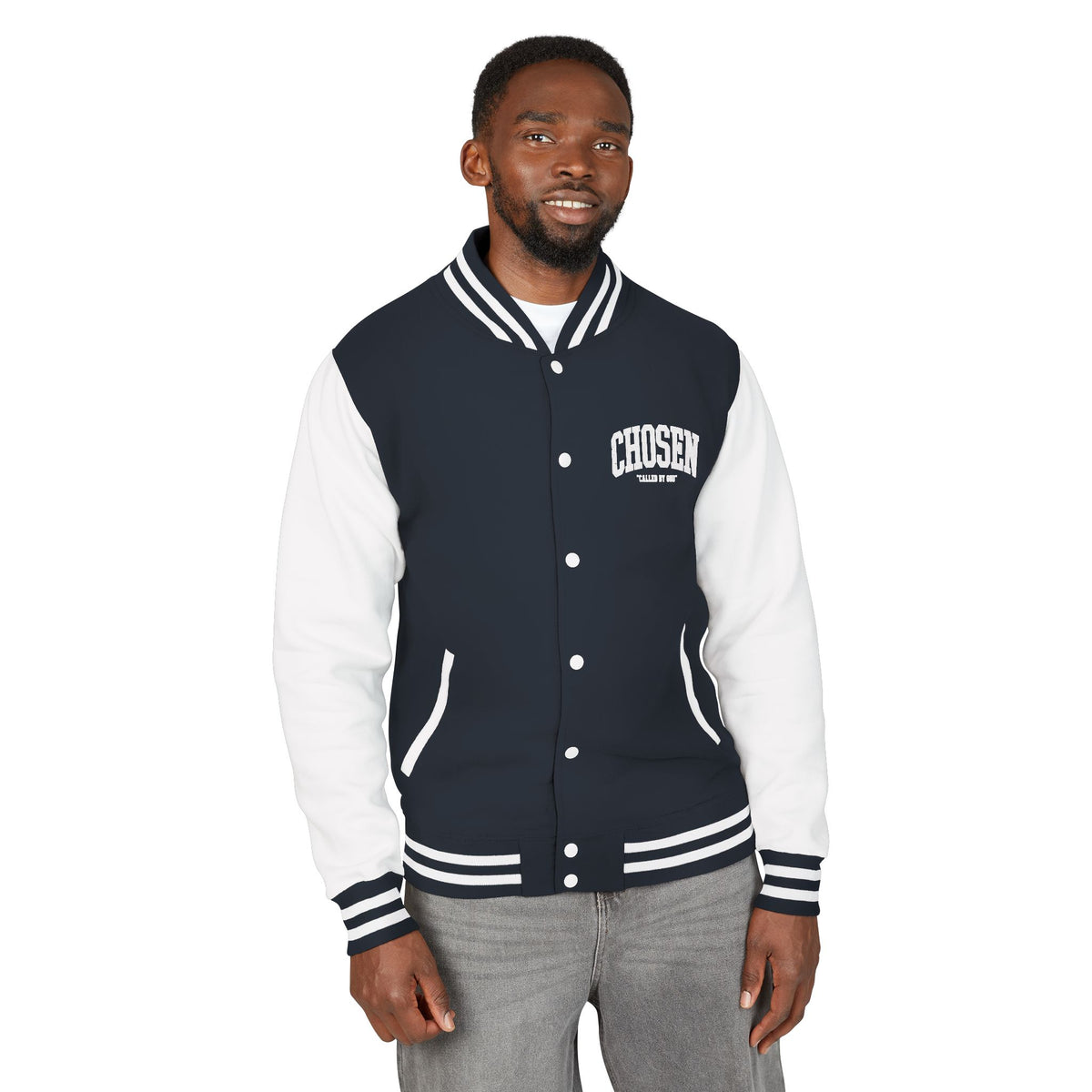 London Big Ben Union Jack Letterman Jacket