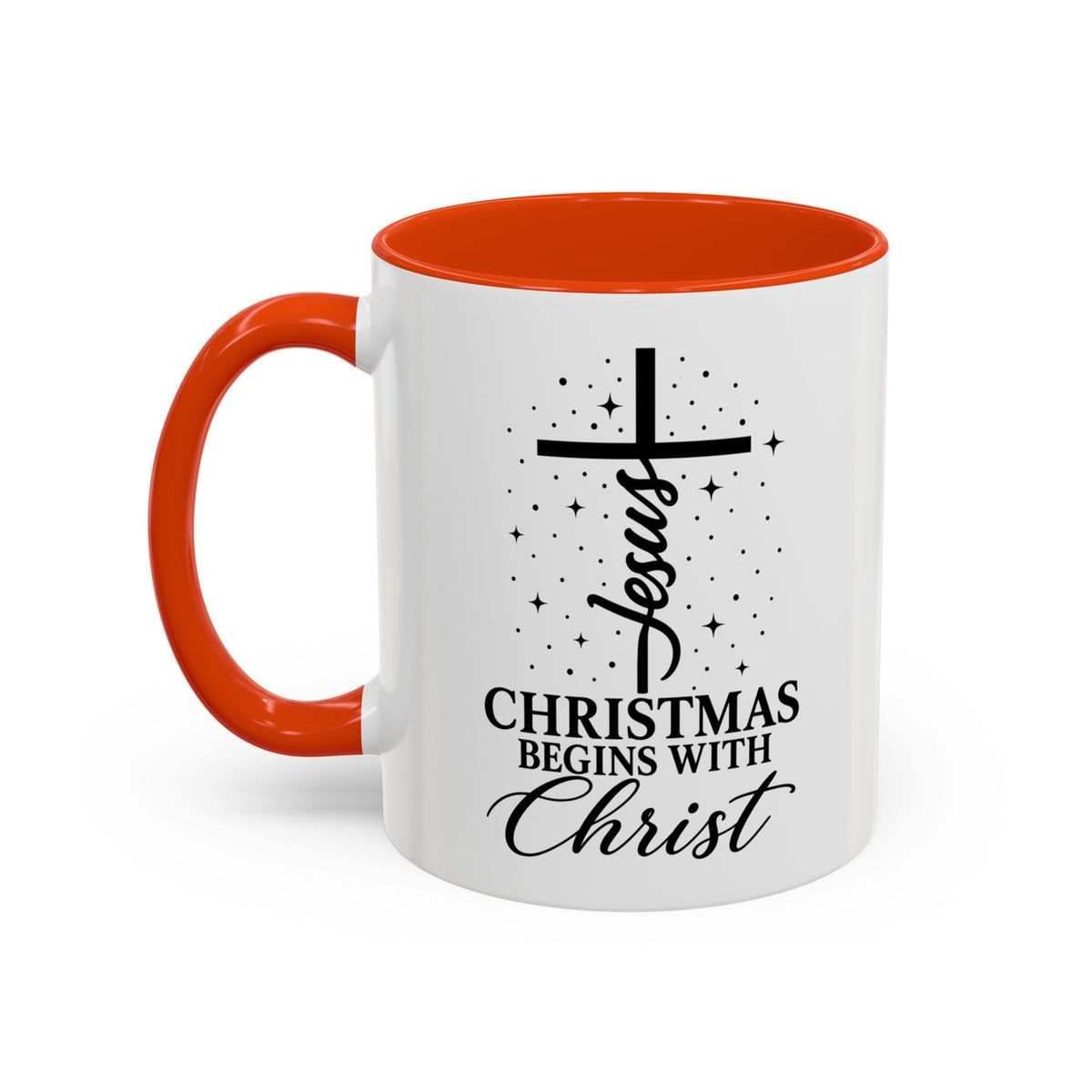 Christmas Begins with Christ Christian Mug