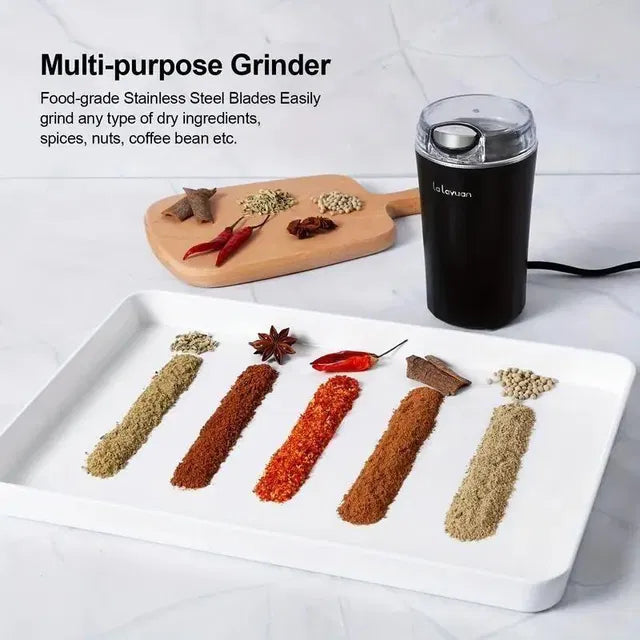 Mini Mixture Grinder Stainless Steel 4Blade Mixer Under 1000 Electric Mixer Grinder for Coffee Spices Herbs & Masala Portable Grinder