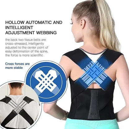 Adjustable Posture Corrector – Back, Neck & Shoulder Support