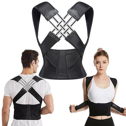 Adjustable Posture Corrector – Back, Neck & Shoulder Support
