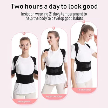 Adjustable Posture Corrector – Back, Neck & Shoulder Support